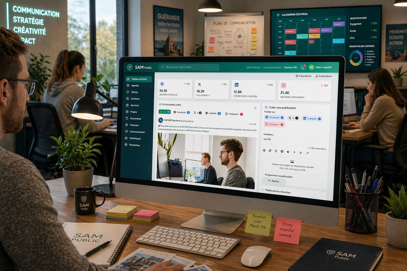 Gestion des réseaux sociaux